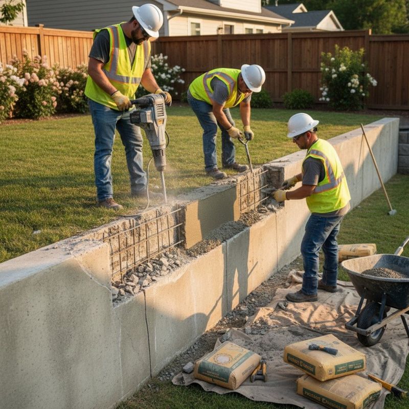 Concrete Wall Repair